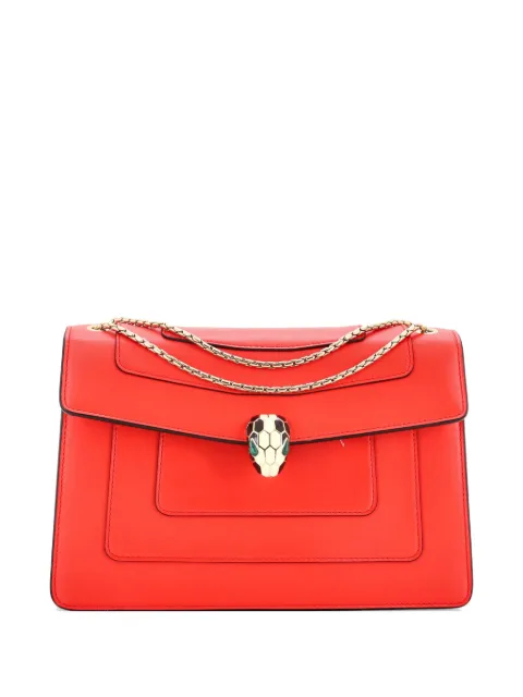 Bvlgari Pre-Owned Serpenti Forever Square Leather Medium shoulder bag