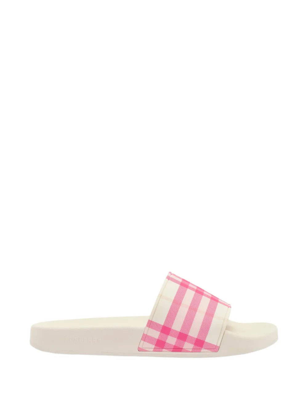 Burberry check slides - Toni neutri