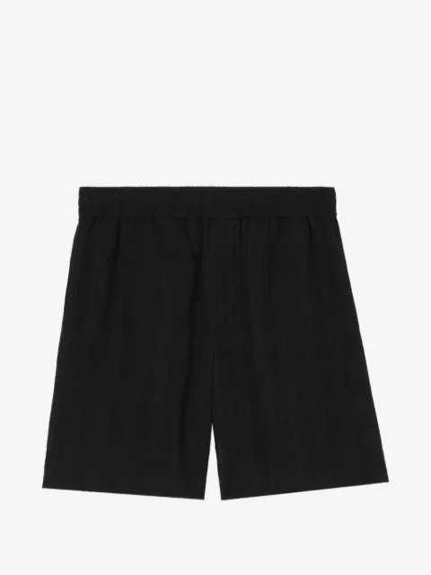 Burberry Check cotton voile shorts