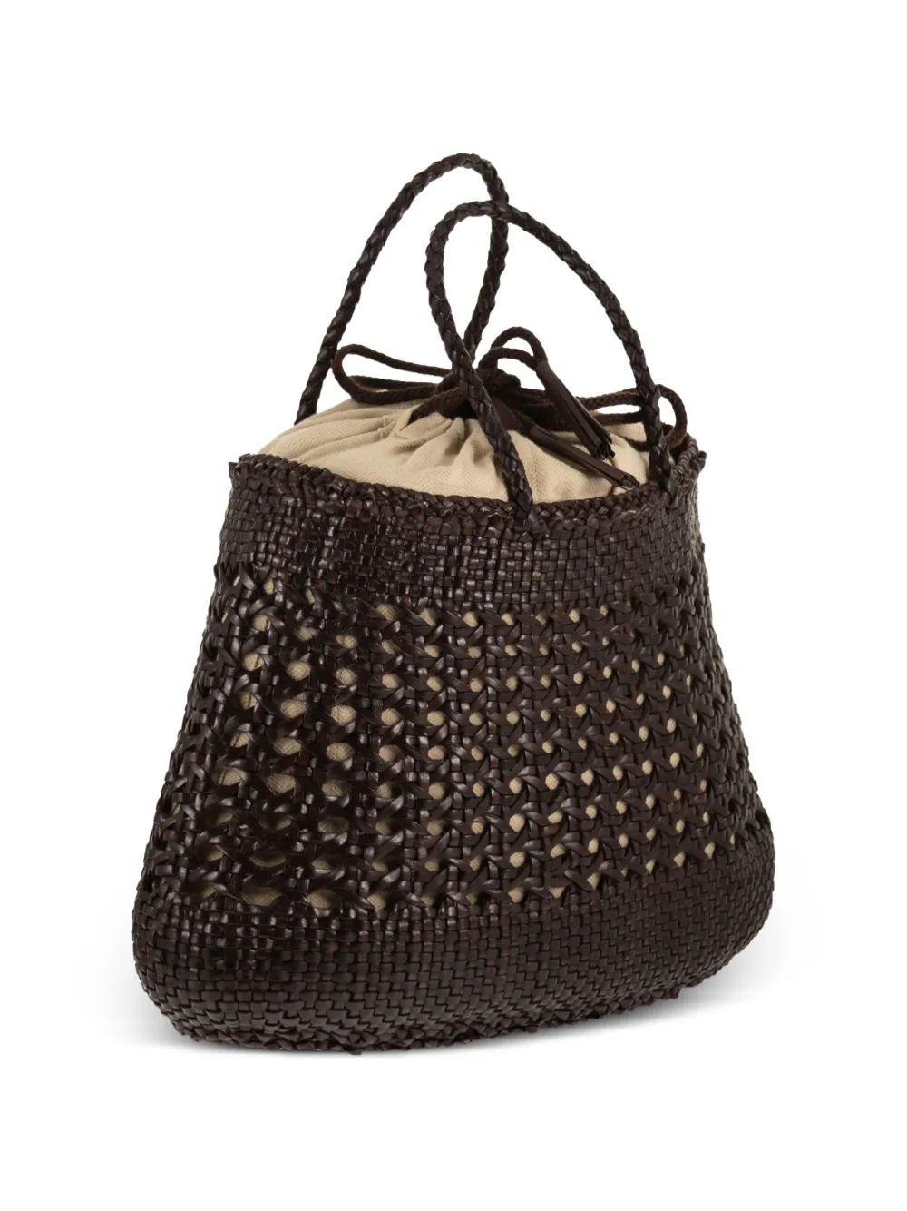 DRAGON DIFFUSION Santa Cano geweven shopper Bruin