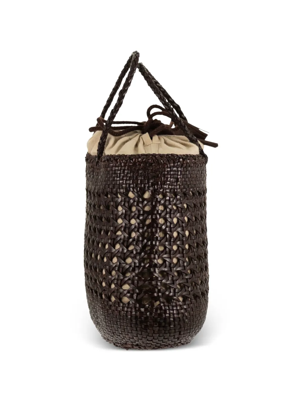 DRAGON DIFFUSION Santa Cano geweven shopper Bruin