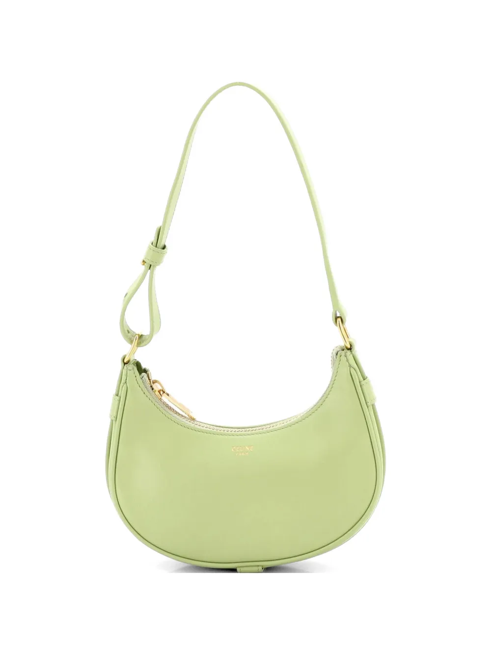 Celine Pre-Owned Ava Bag Leather Mini hobo bag - Verde