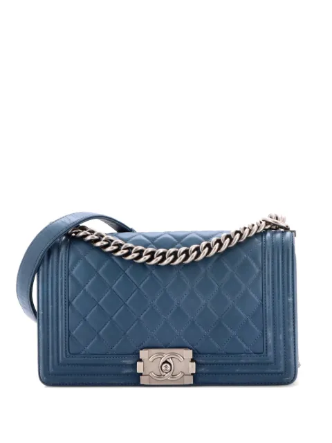 CHANEL Pre-Owned Boy Flap Bag Quilted Lambskin New Medium shoulder bag