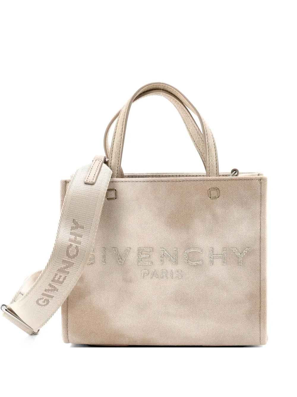 Givenchy Pre-Owned Borsa tote mini in tela con logo - Toni neutri