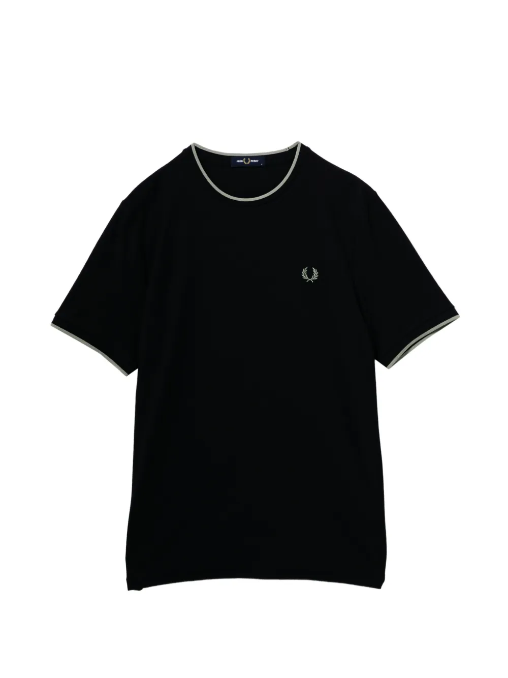 Fred Perry T-shirt girocollo con logo ricamato - Blu