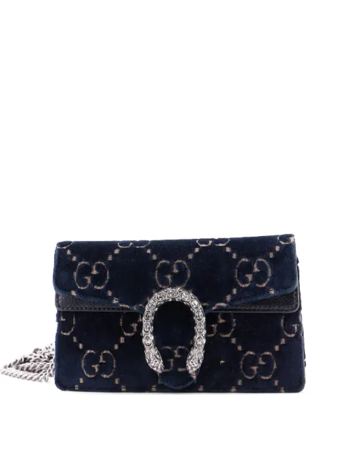 Gucci Pre-Owned Dionysus Bag GG Velvet Super Mini crossbody bag