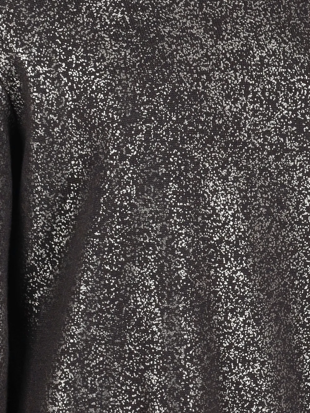 Metallic High Neck Top