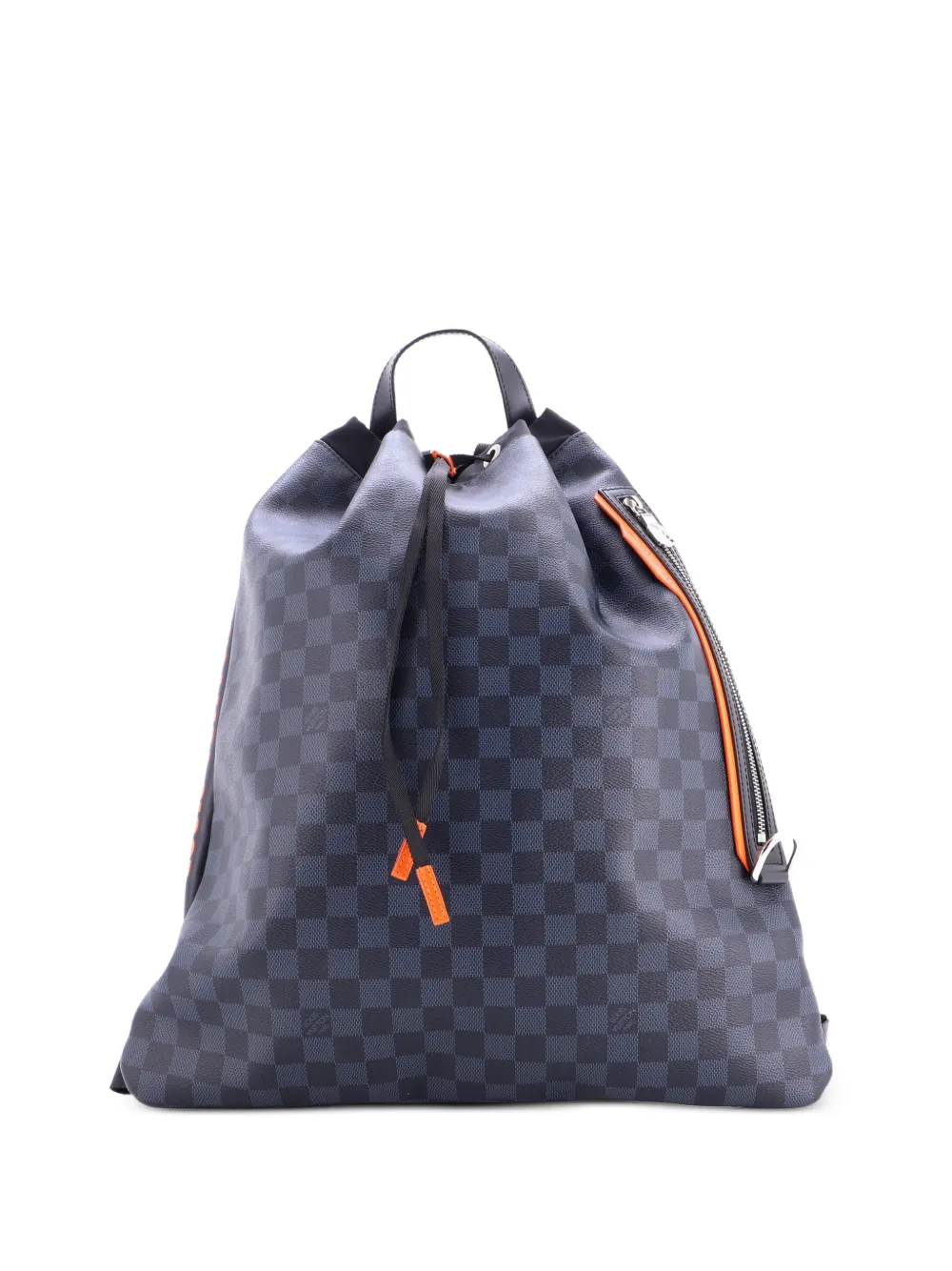 Louis Vuitton Pre-Owned Drawstring Limited Edition Damier Cobalt Race backpack - Blu