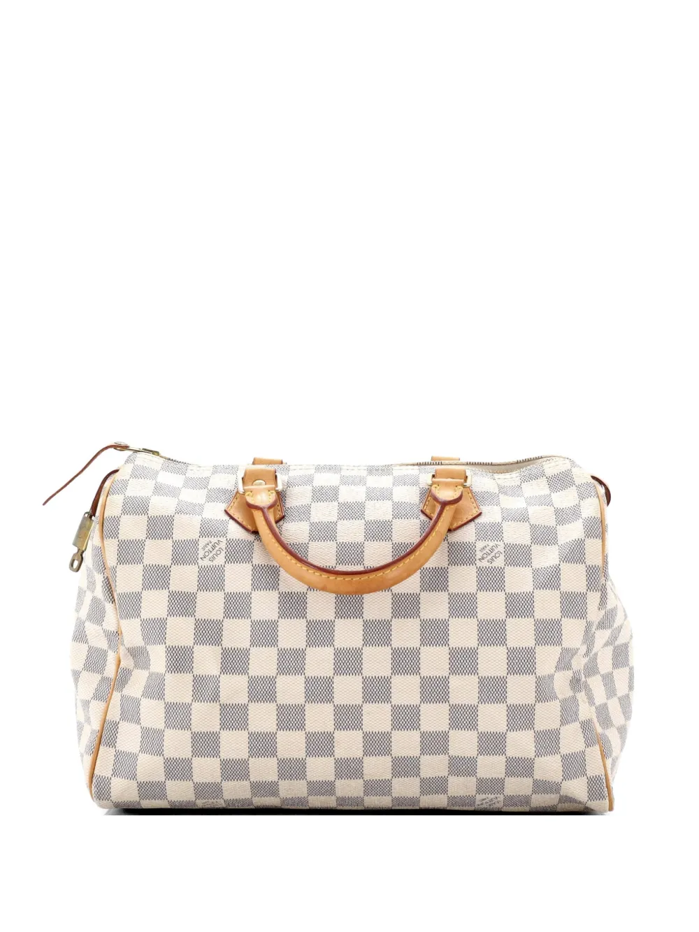 Louis Vuitton Pre-Owned Speedy Handbag Damier 30 satchel - Bianco