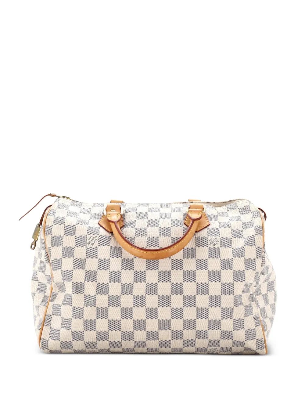 Louis Vuitton Pre-Owned Speedy Handbag Damier 30 satchel - Bianco