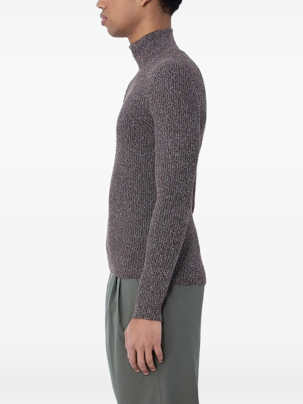 Prada Trui met hoge hals Bruin