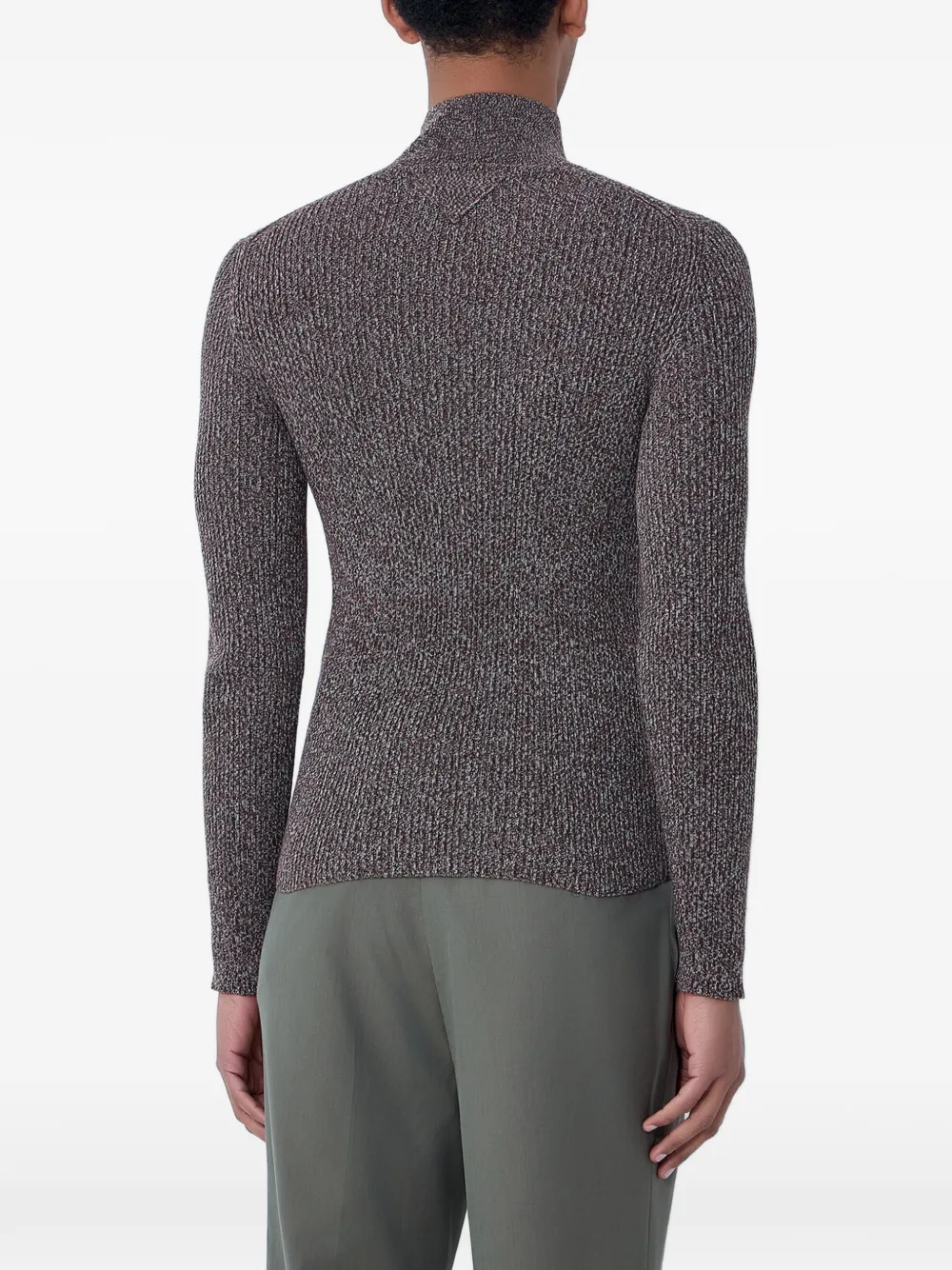 Prada Trui met hoge hals Bruin