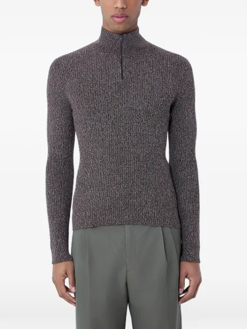 Prada high-neck zip sweater
