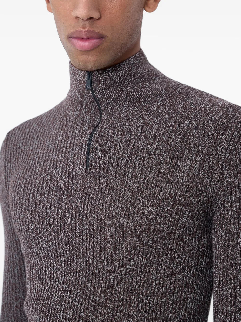 Prada Trui met hoge hals Bruin