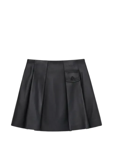 LOEWE pocket pleated mini skirt
