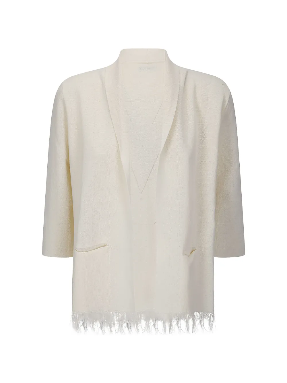 Archivio B fringe jacket - Toni neutri