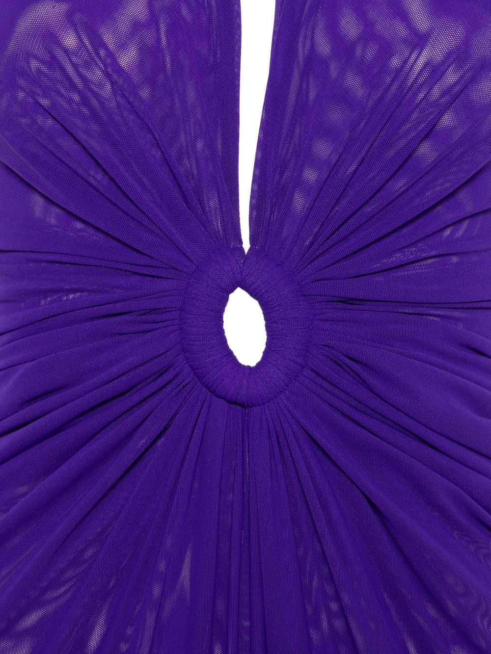 Ring-Detail Maxi Dress