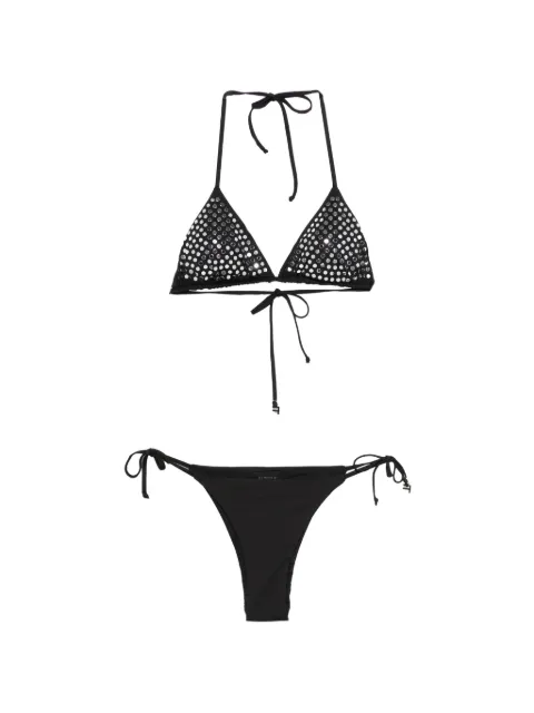 Fisico stud-embellished bikini