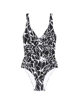 Dolce & Gabbana レオパード ワンピース水着 | グレー | FARFETCH JP