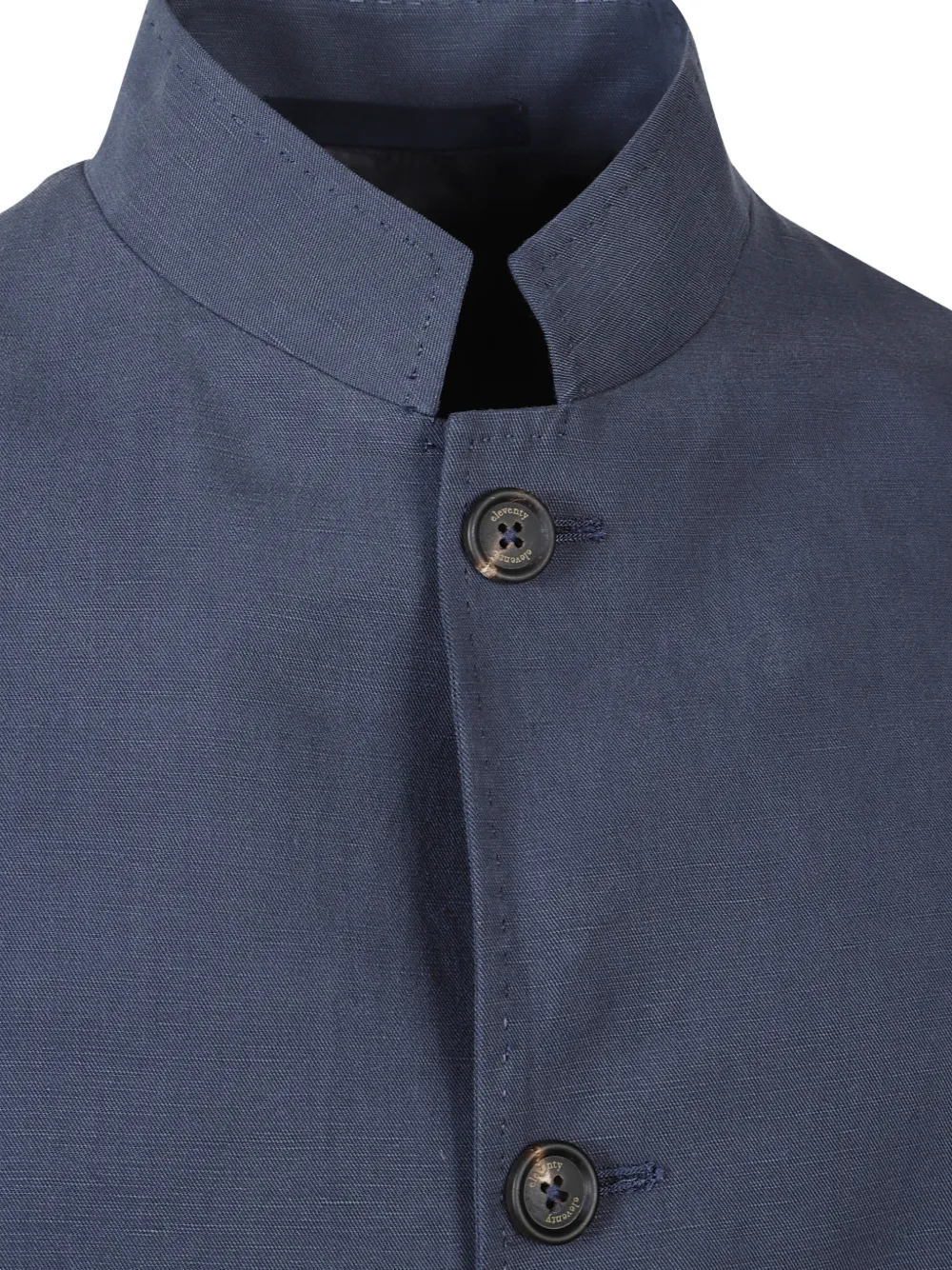  Eleventy Button Patch-pocket Jacket - Blue 