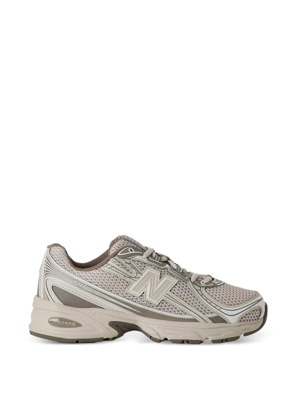 New Balance 740 logo sneakers - Toni neutri