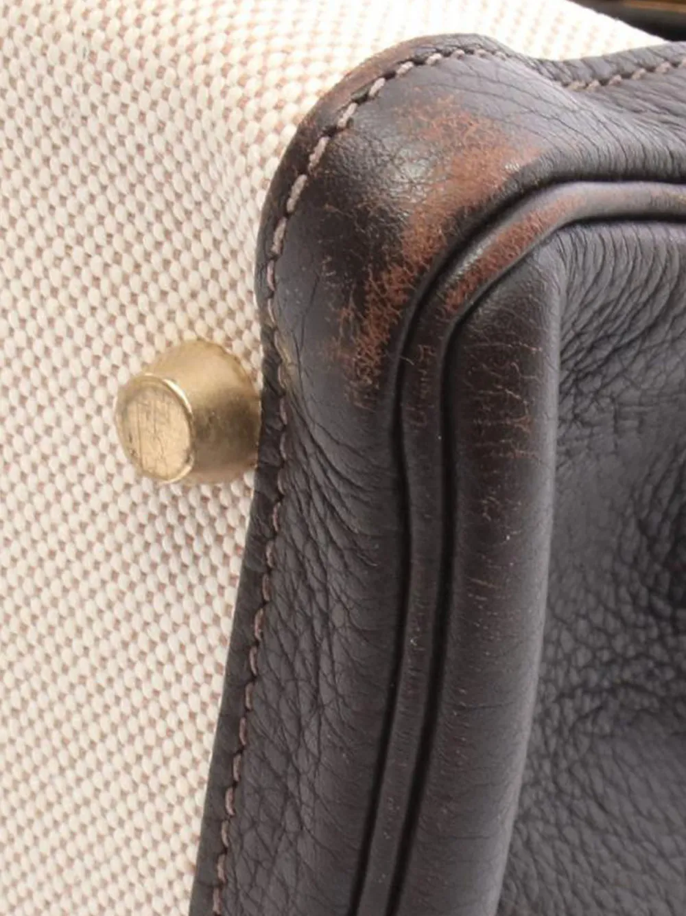 2007 Toile And Togo Kelly Ii Retourne 32 Handbag