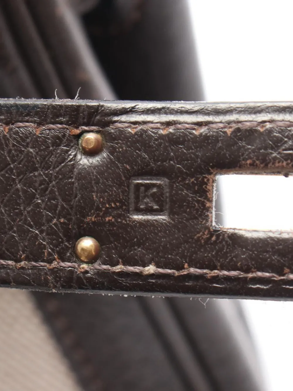 2007 Toile And Togo Kelly Ii Retourne 32 Handbag