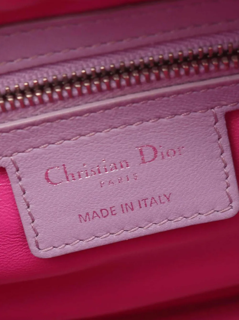 2010-2026 Medium Bicolor Lambskin Cannage Lady Dior Satchel