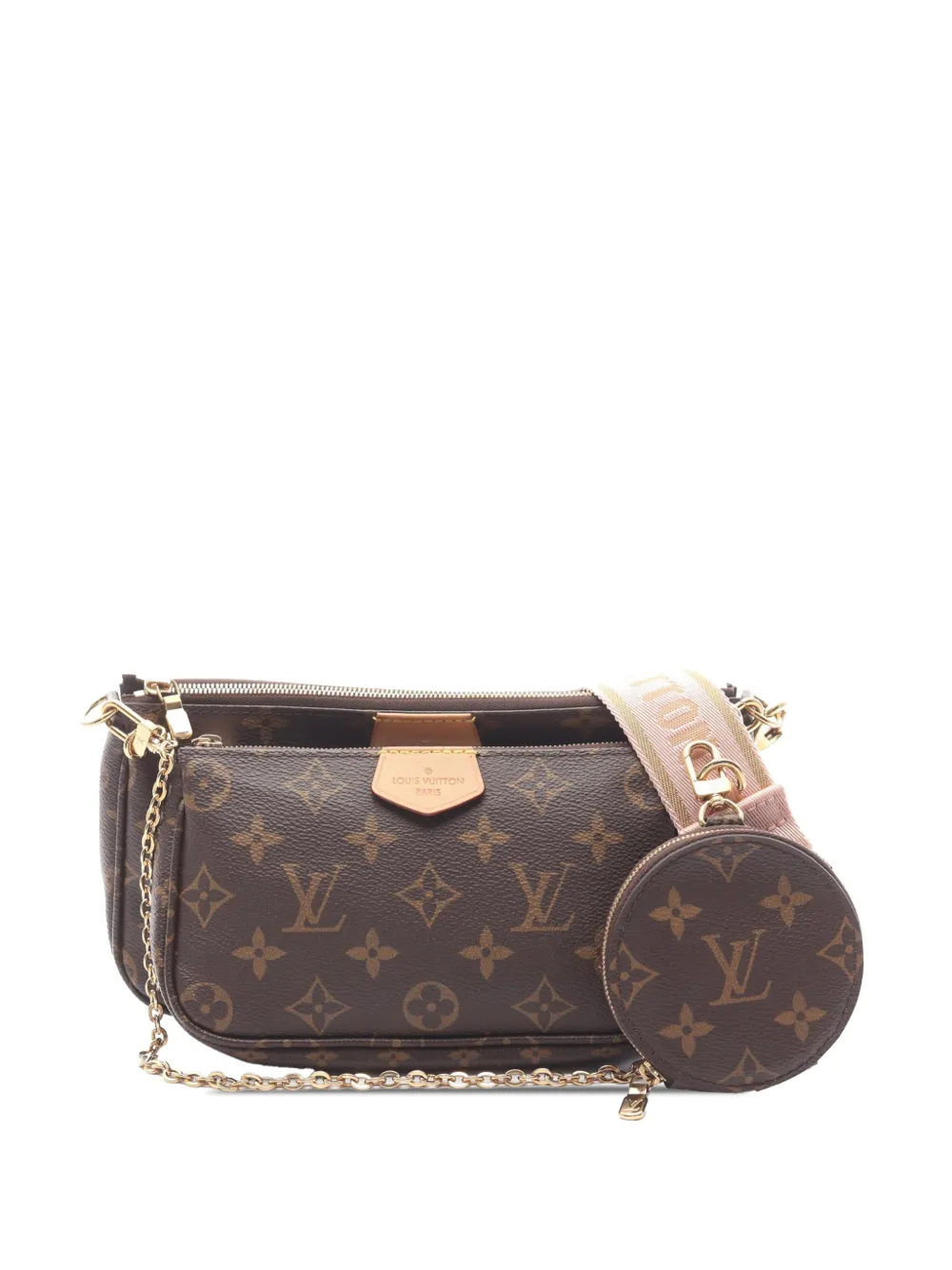 Louis Vuitton Pre-Owned 2021-2026 Monogram Multi Pochette Accessoires satchel - Marrone