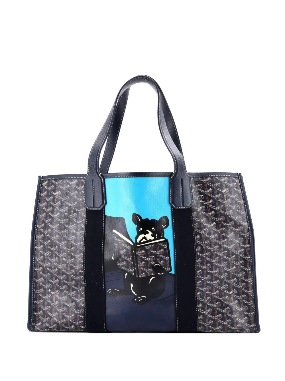 Goyard Pre-Owned Villette Printed Coated Canvas MM tote bag - Blu