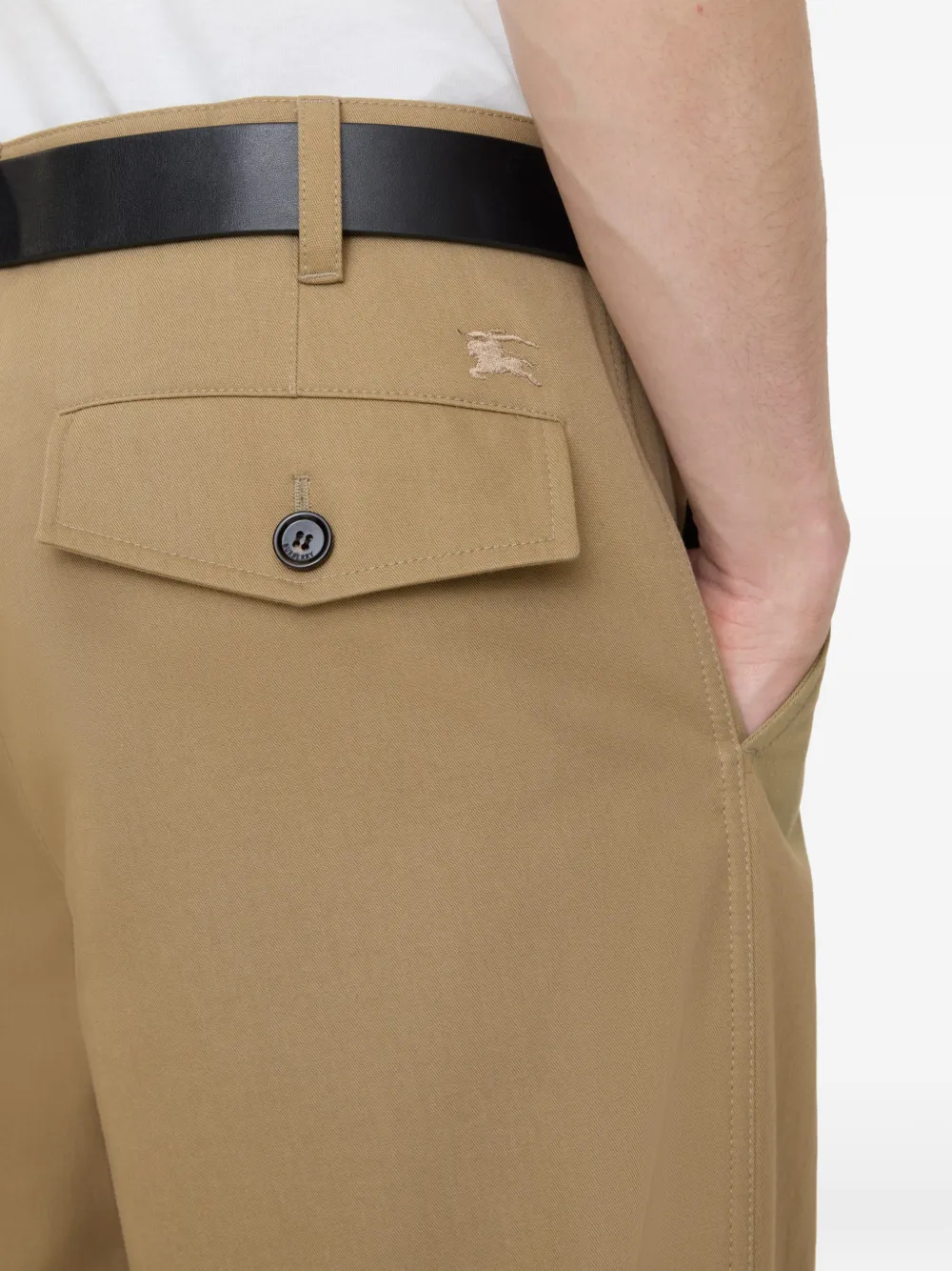 Burberry Katoenen twill chino Beige