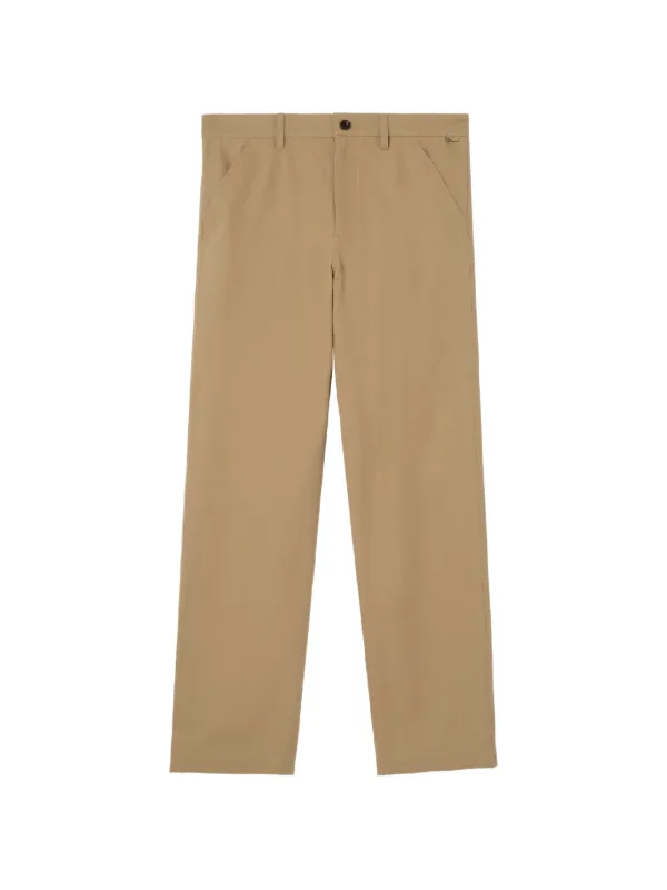 Burberry Cotton Twill Chinos in Neutrals
