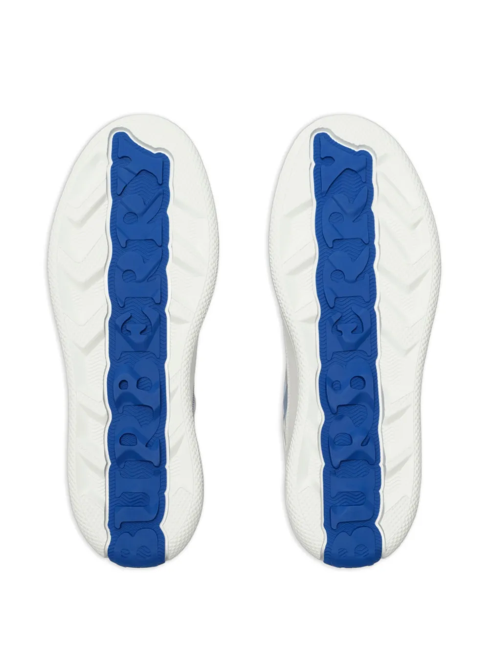 Burberry Geruite leren Terrace sneakers Wit