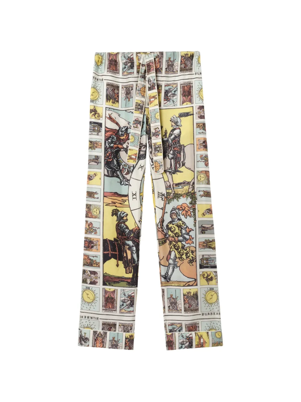 Burberry Pantaloni pigiama Tarot in seta - Giallo