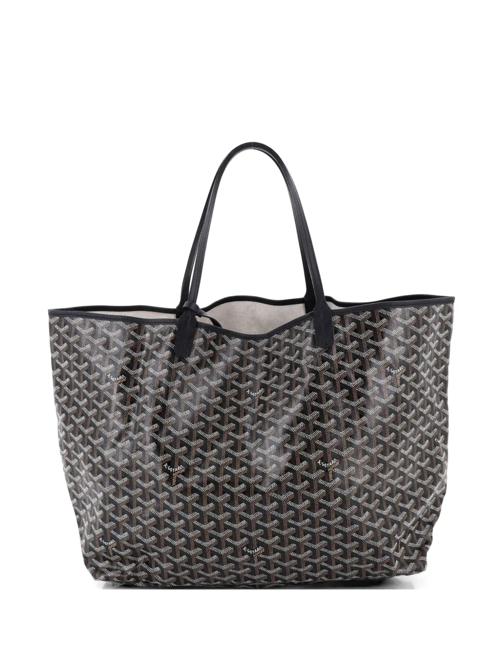 Goyard Pre-Owned Borsa tote Saint Louis GM in tela cerata - Nero