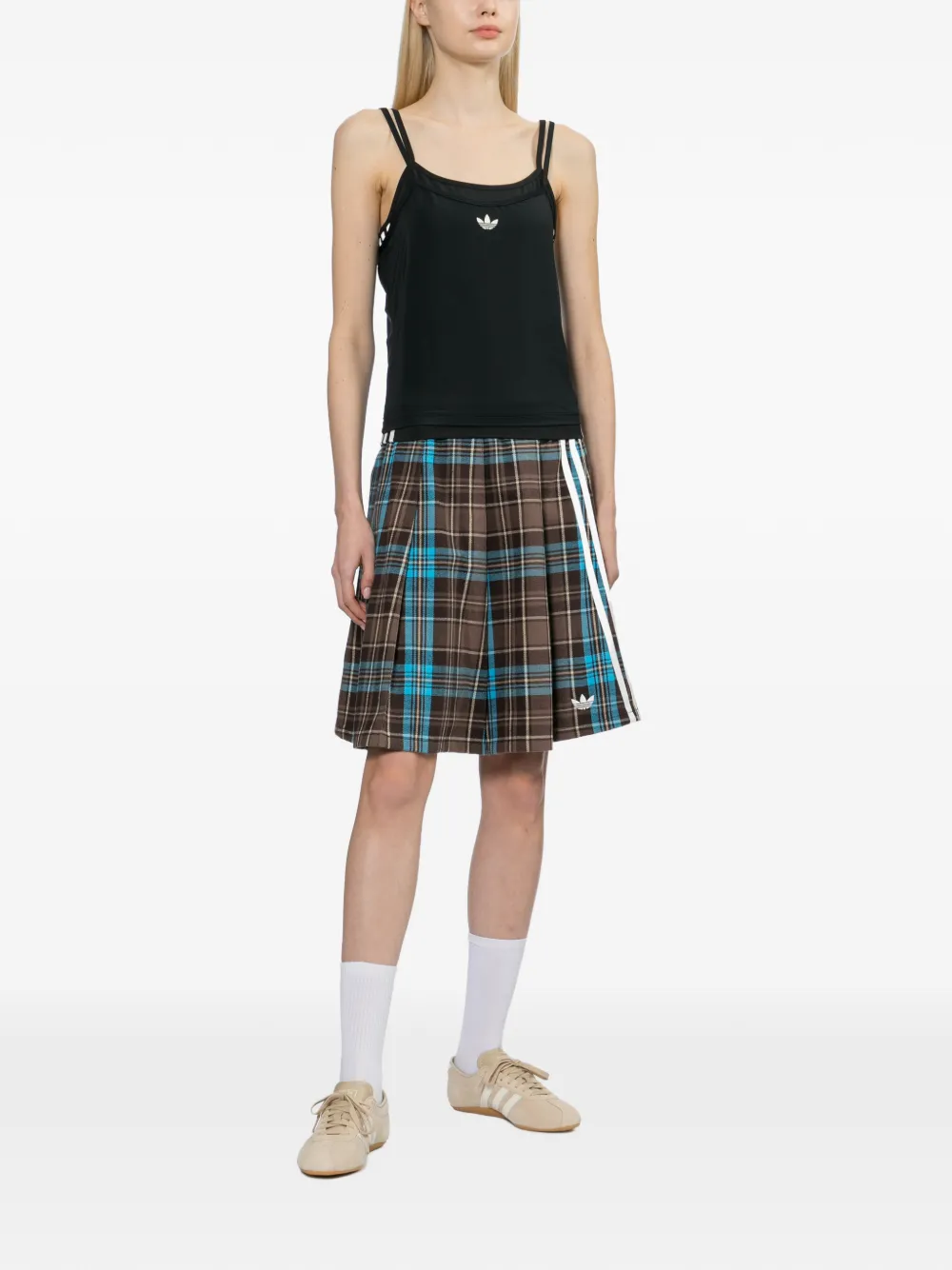 adidas Gelaagde tanktop Zwart