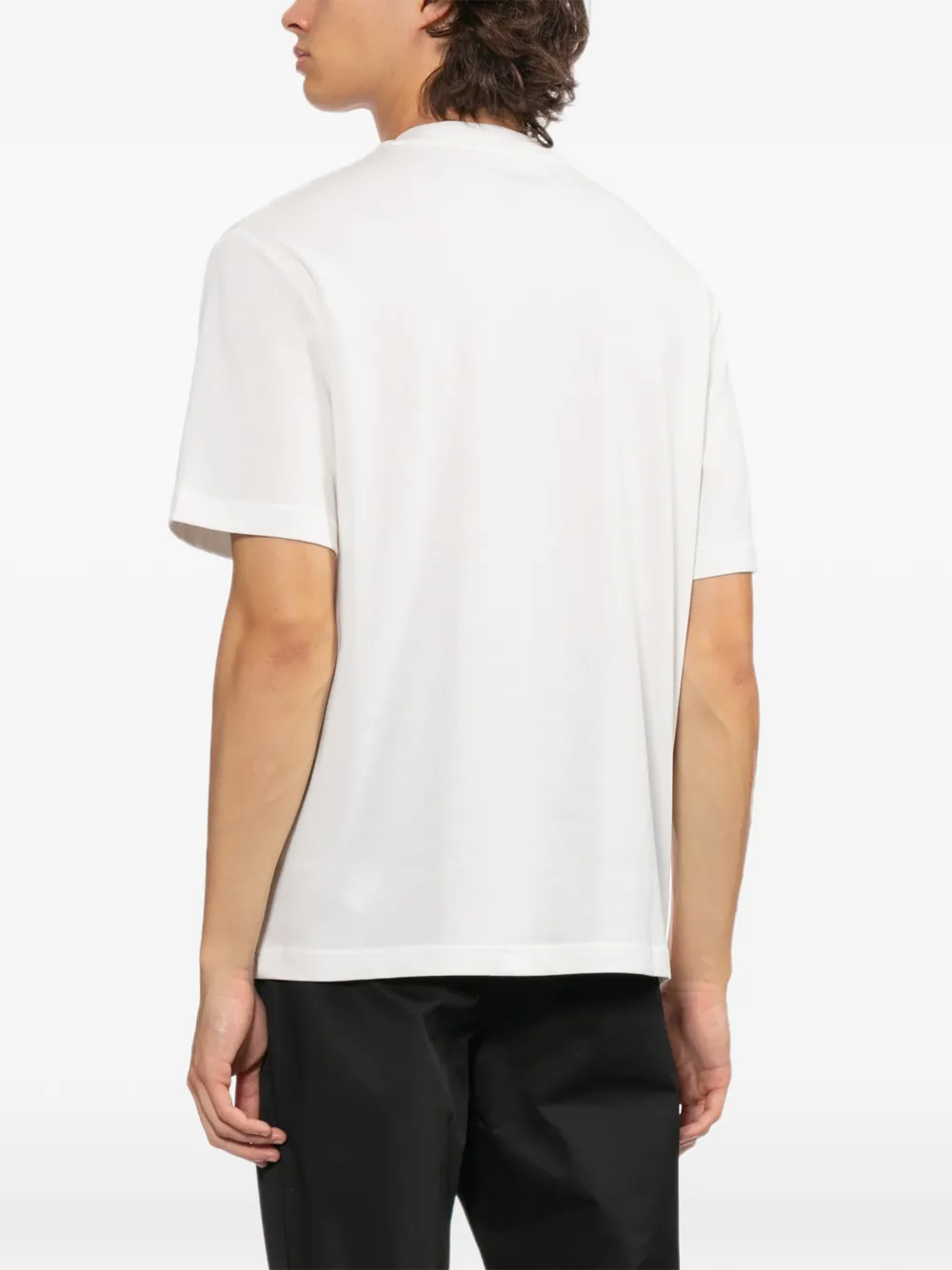 Fred Perry T-shirt met geborduurd logo Wit