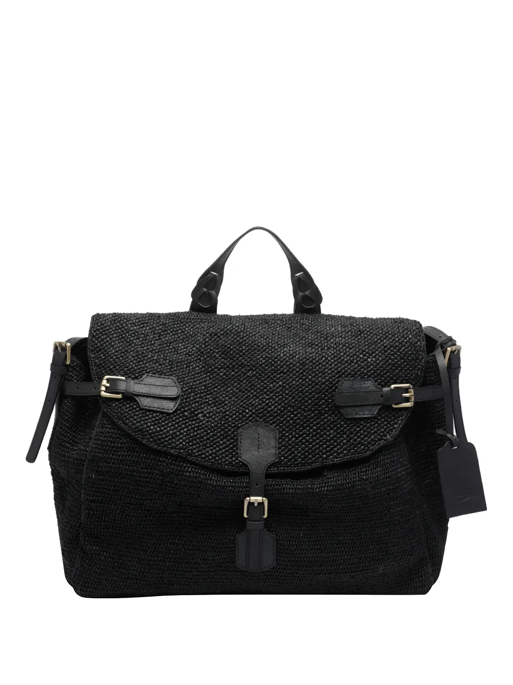 IBELIV Alpha buckle-closure cross-body bag - Nero