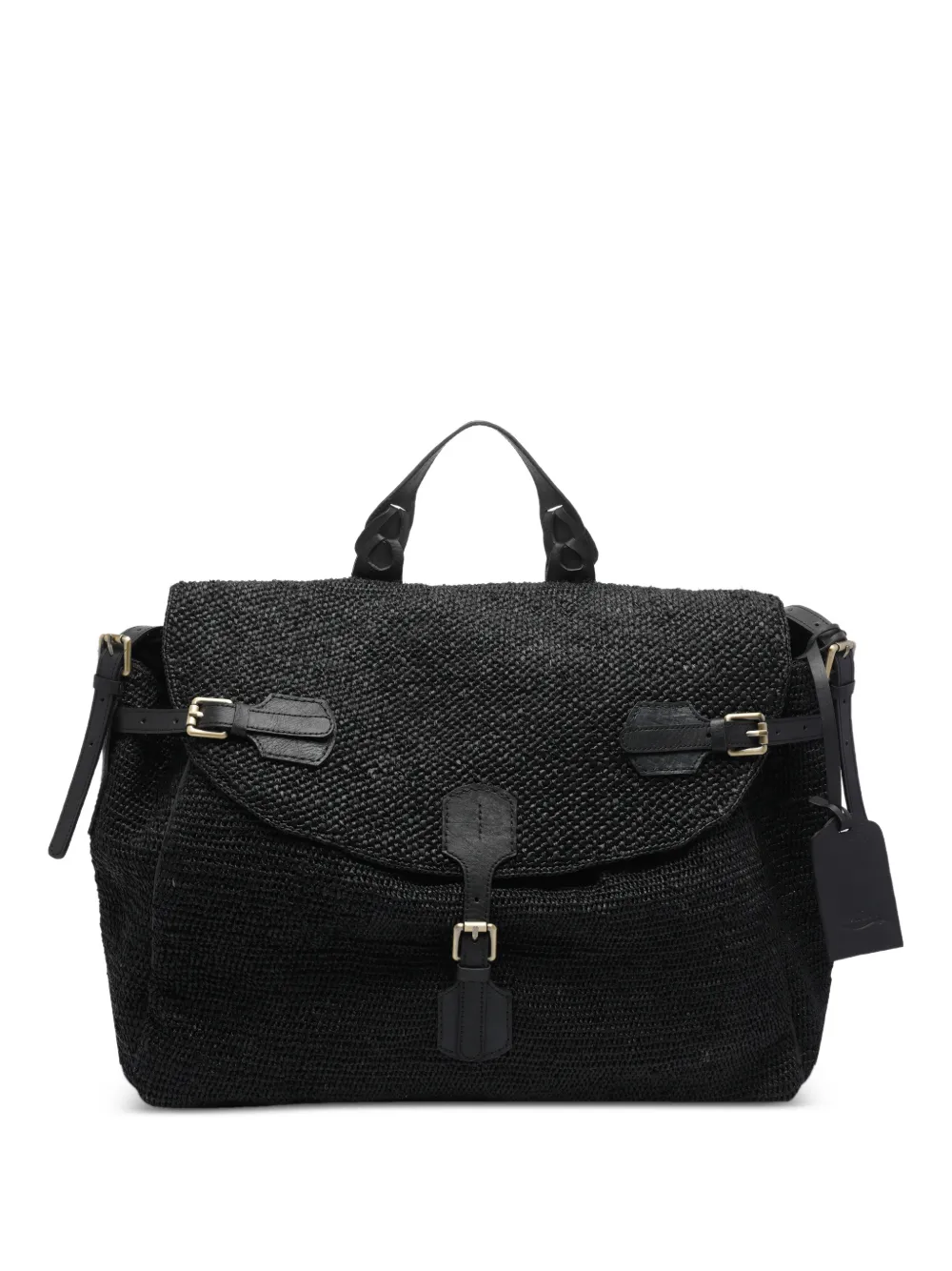 IBELIV Alpha buckle-closure cross-body bag - Nero