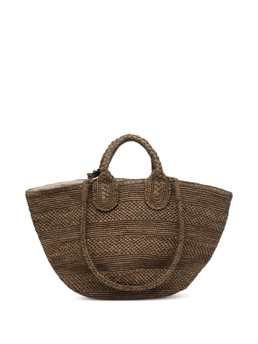 IBELIV Soma magnetic-closure tote bag - Marrone