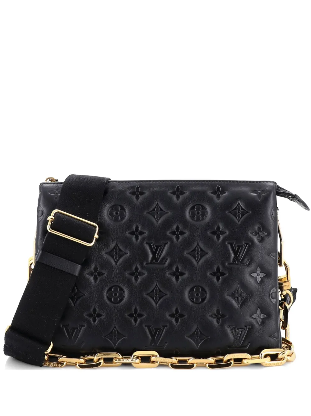 Louis Vuitton Pre-Owned Coussin Bag Monogram Embossed Lambskin PM crossbody bag - Nero