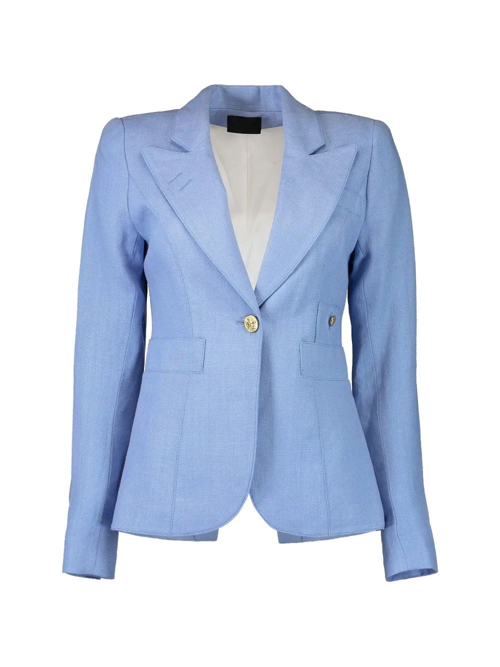 Smythe single-breasted linen blazer - Blu