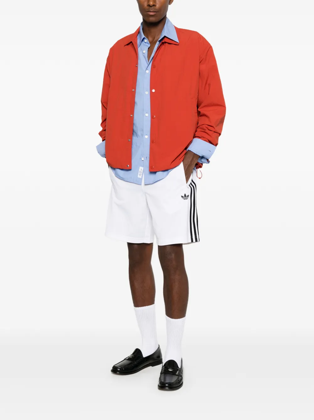 adidas Shorts met logoprint Wit