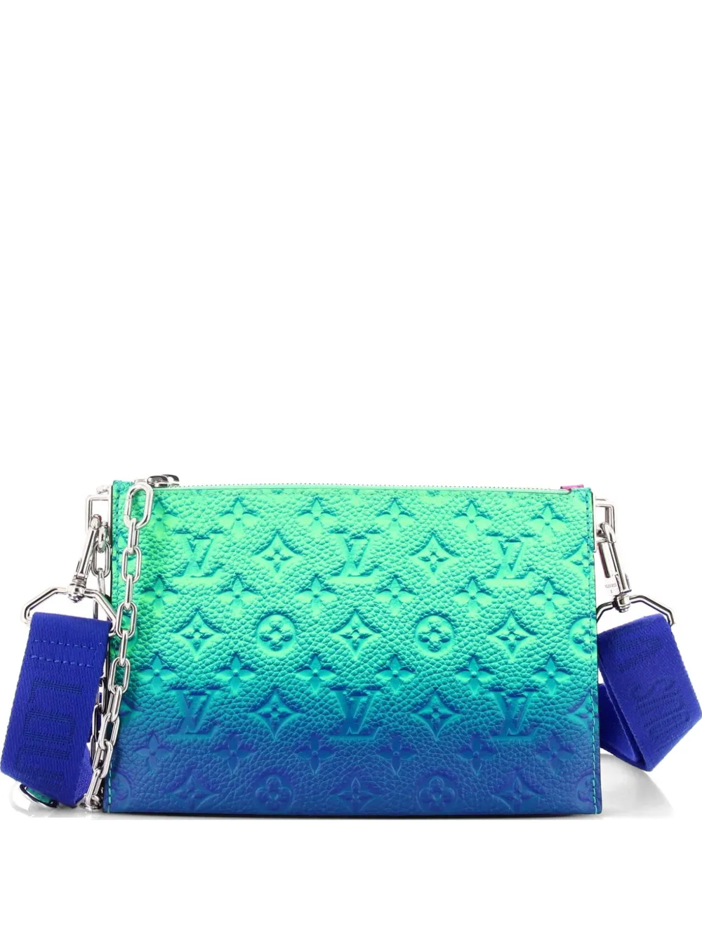 Louis Vuitton Pre-Owned Trio Pouch Messenger Bag Limited Edition Illusion Monogram Taurillon Leather crossbody bag - Multicolore