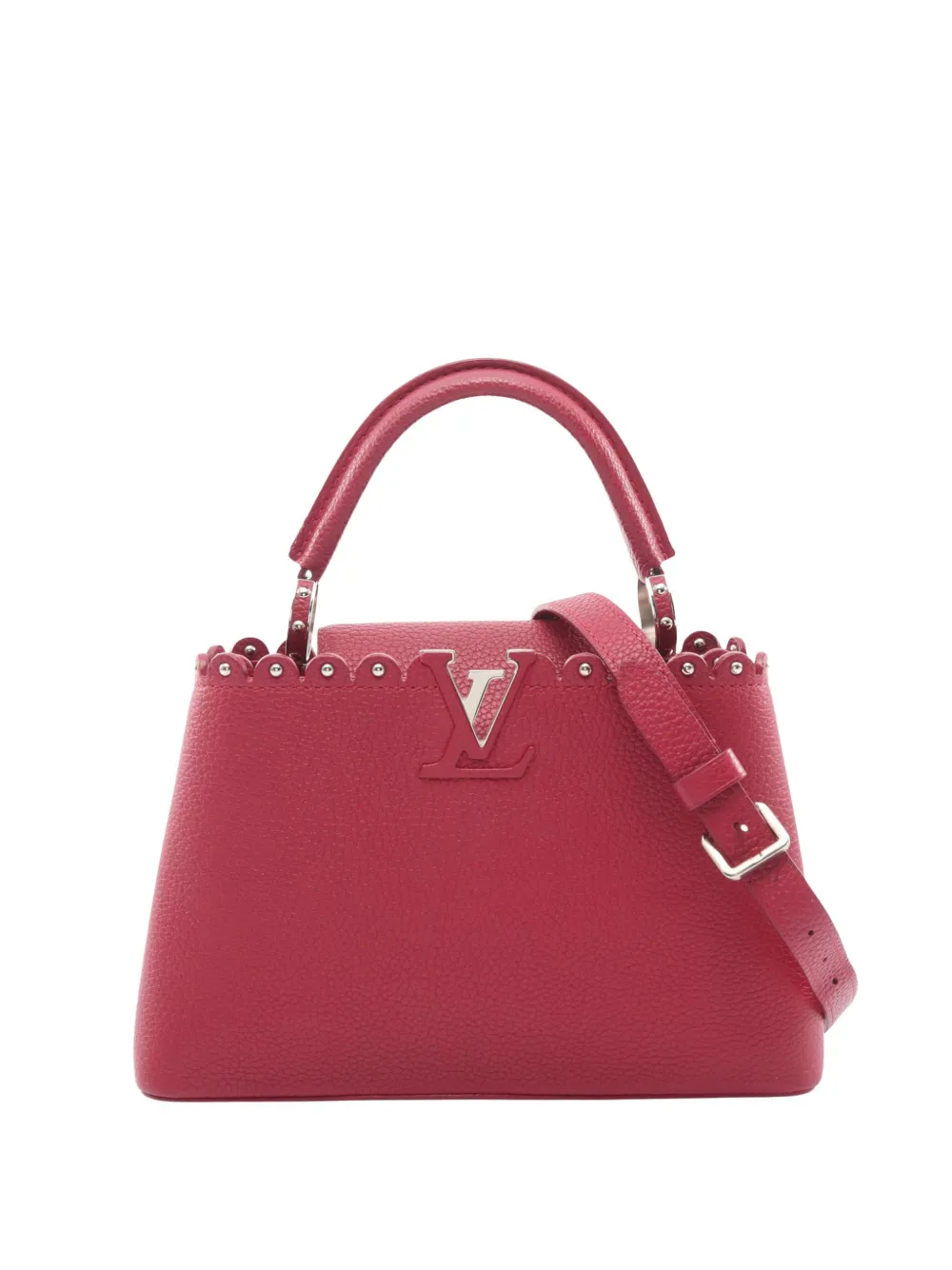 Louis Vuitton Pre-Owned 2017 Taurillon Capucines BB satchel - Rosso