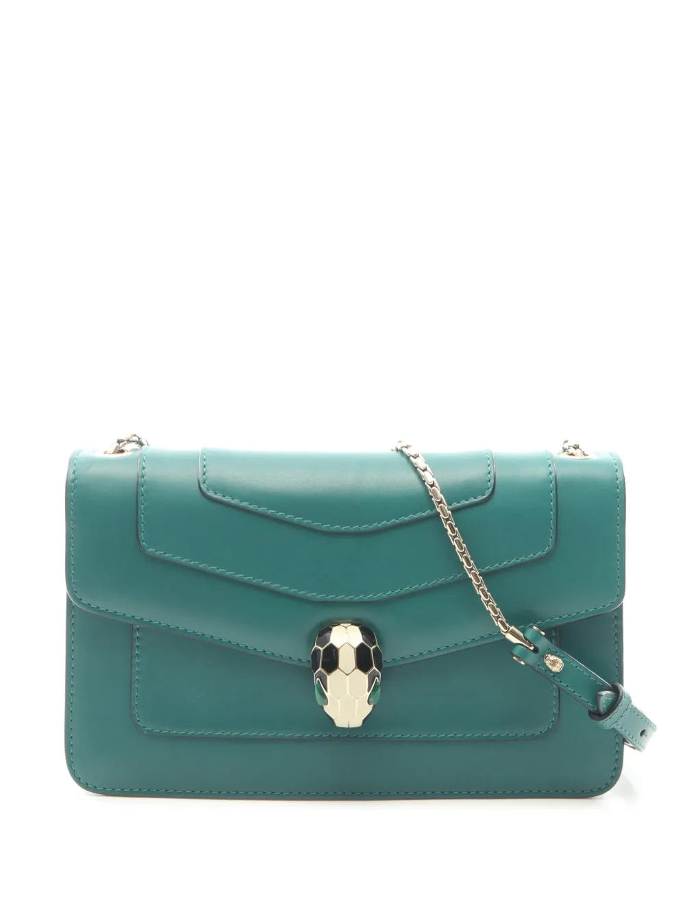 Bvlgari Pre-Owned 2010-2026 Leather Serpenti Forever crossbody bag - Verde