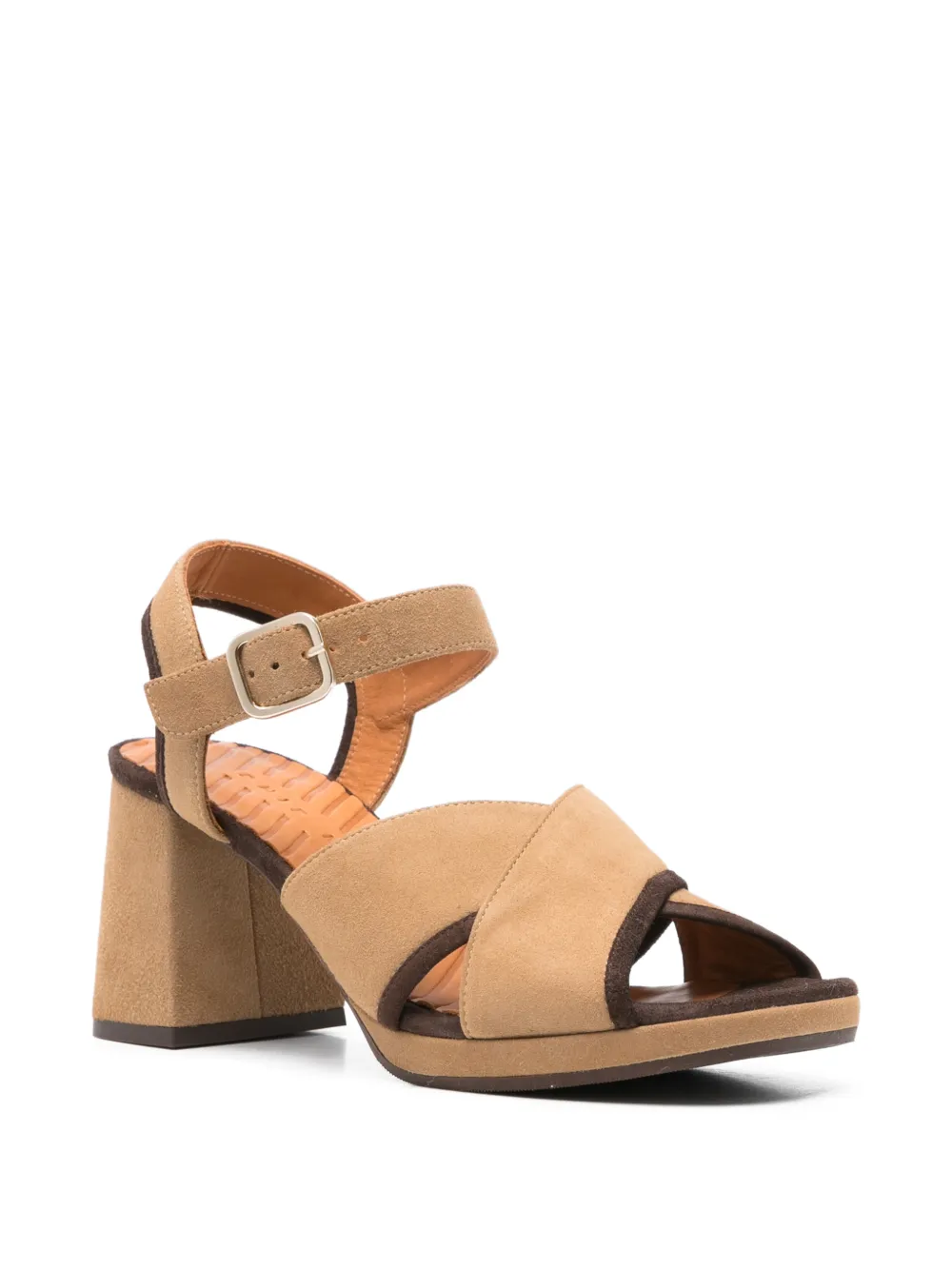 Chie Mihara Sandalen met gekruiste bandjes Bruin