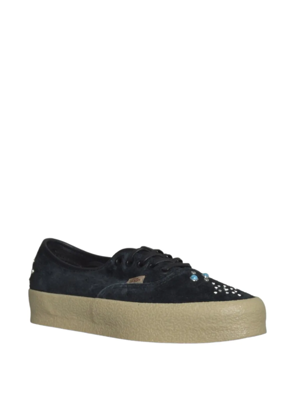 Vans Premium verfraaide sneakers met plateauzool Zwart