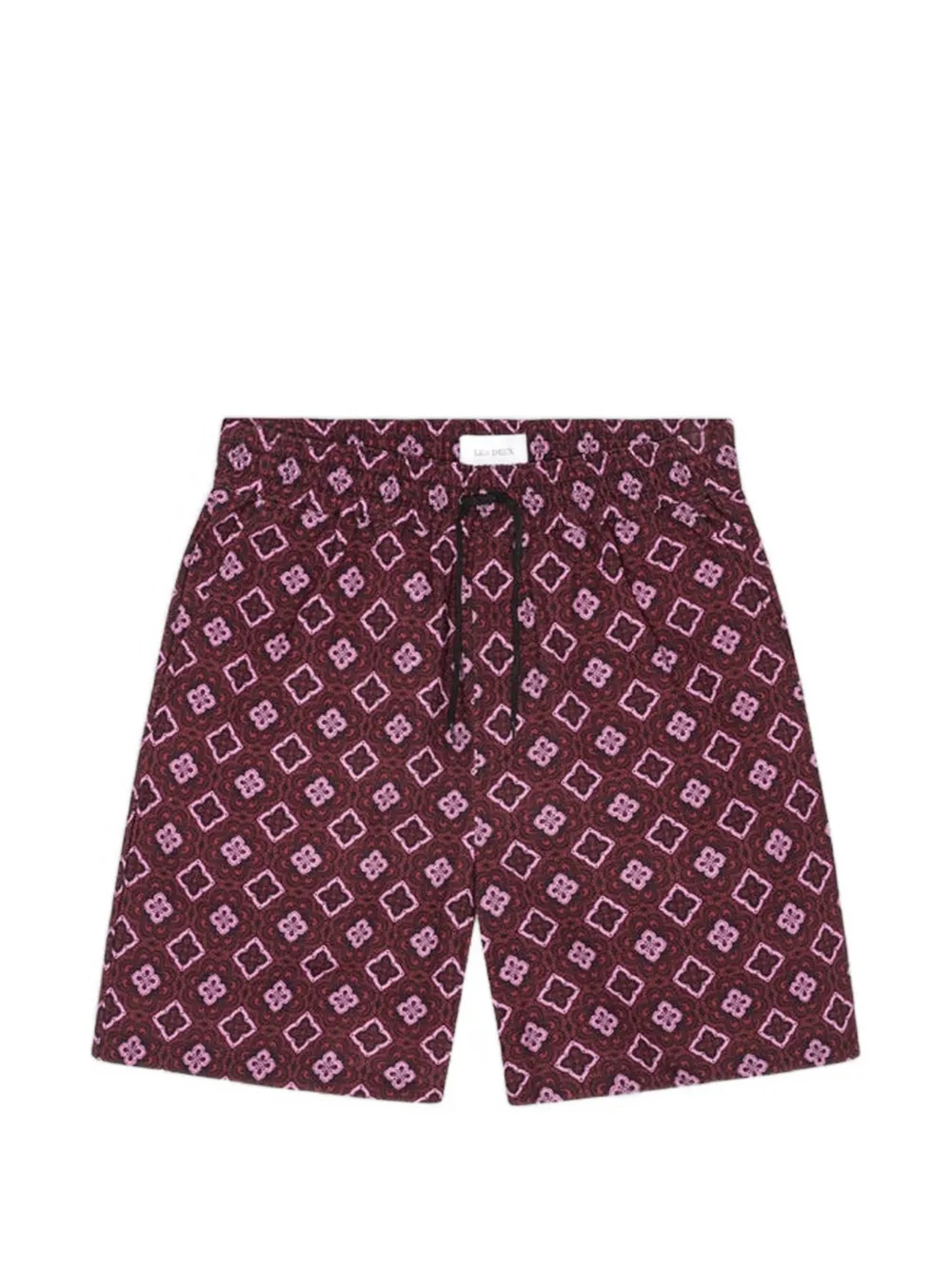 Les Deux Harry Arabesque pattern shorts - Red