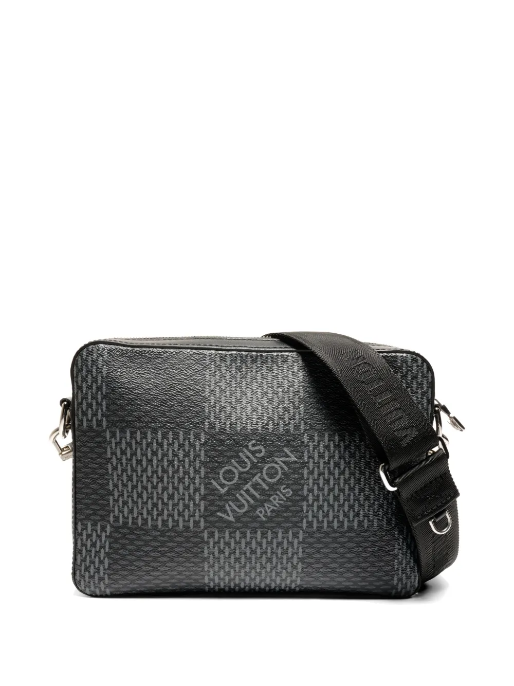 Louis Vuitton Pre-Owned 2021-2025 Damier Trio messenger bag - Nero